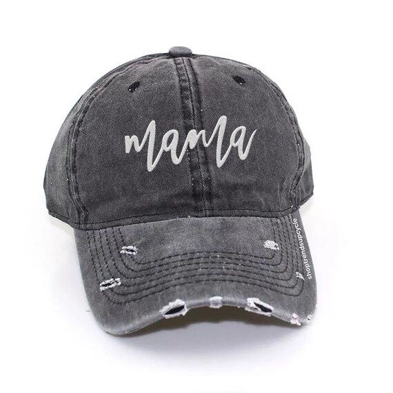 Black Mama Distressed Hat Mama Trucker Baseball Cap Gifts | Etsy | Etsy (US)