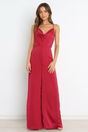 Sapphire Jumpsuit - Wine | Petal & Pup (US)