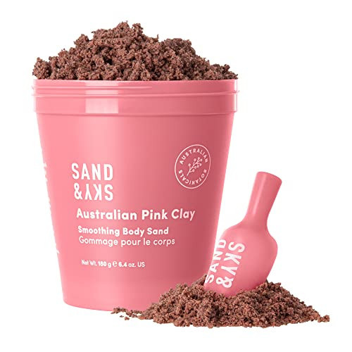 Sand & Sky Australian Pink Clay Smoothing Body Sand. Organic Exfoliating Body Scrub | Amazon (US)