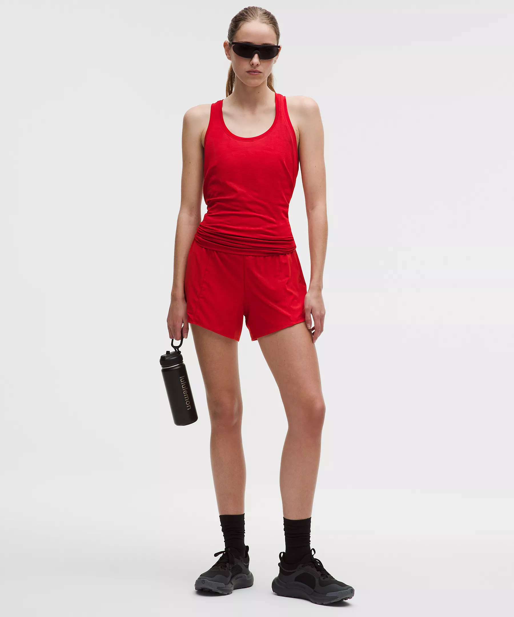 Hotty Hot High-Rise Lined Short 4" | Lululemon (US)