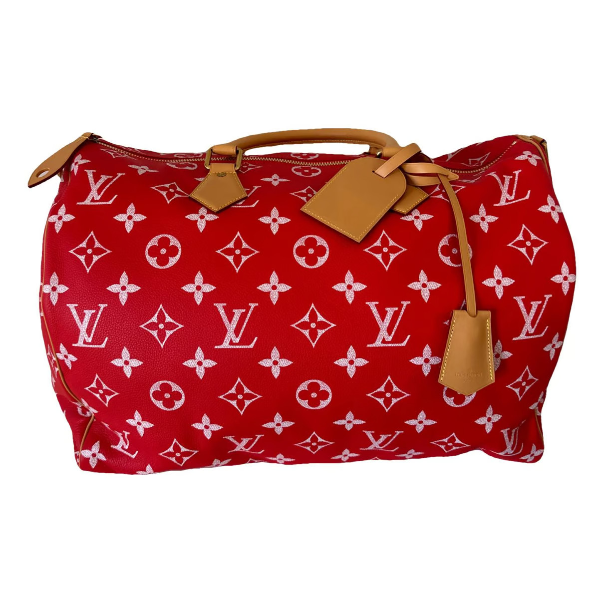 Louis Vuitton Leather weekend bag | Vestiaire Collective (Global)