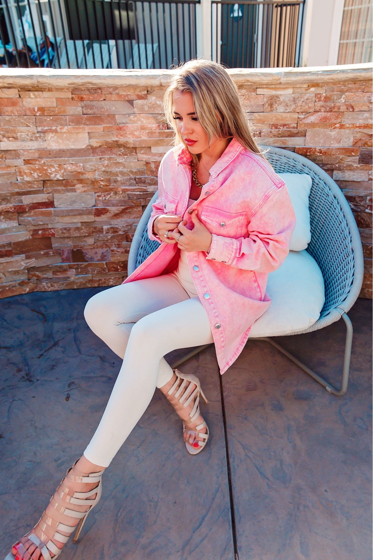 Pink jacket please 