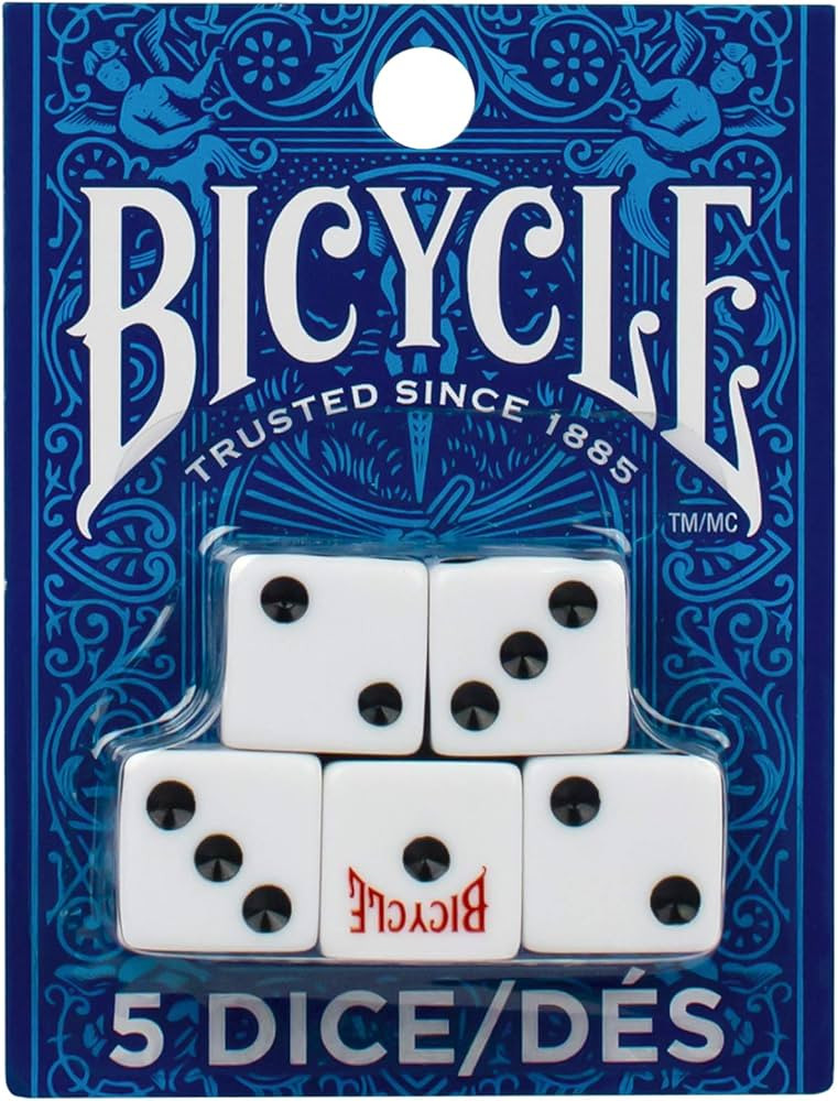 Bicycle 5 count dice | Amazon (US)
