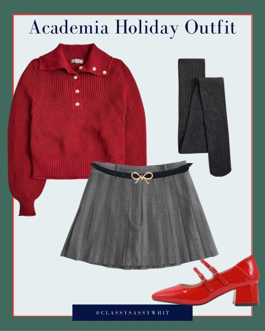 Ready for Thanksgiving in this pretty cranberry red sweater & ribbed tights! 

Classic preppy tights pleated skirt 

#LTKHoliday #LTKSeasonal #LTKStyleTip