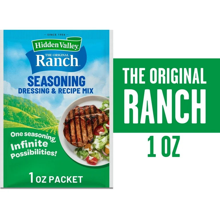 Hidden Valley Gluten Free Original Ranch Salad Dressing and Seasoning Mix, 1 oz | Walmart (US)