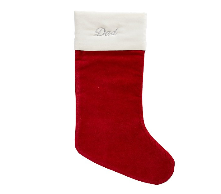 PB x pbk Classic Velvet Christmas Stocking Collection | Pottery Barn Kids