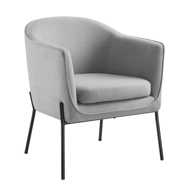 Gap Home Modern Upholstered Fabric Accent Chair, Fog Grey | Walmart (US)