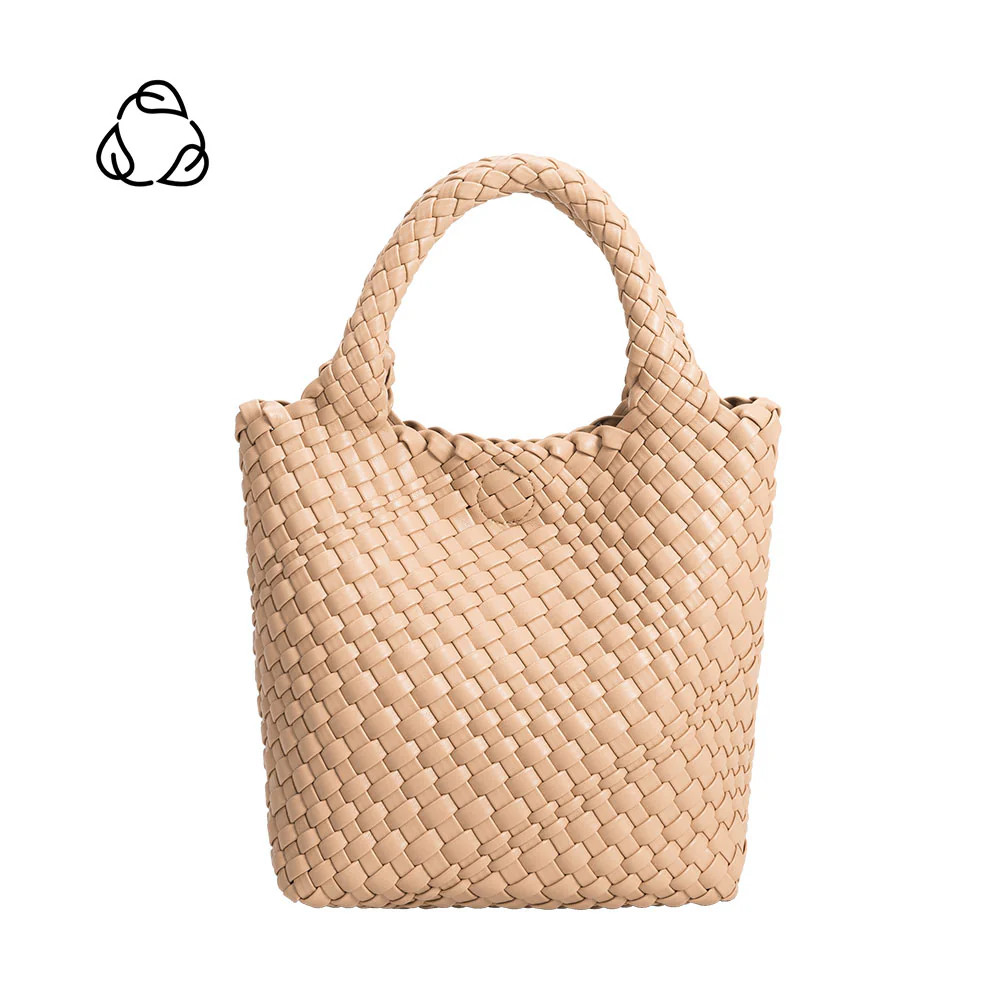 Eloise Nude Recycled Vegan Tote Bag | Melie Bianco