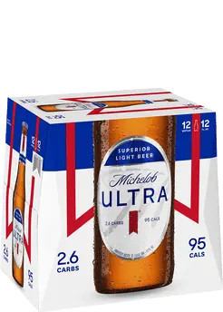 ULTRA Superior Light American Lager Beer | Light Lager by Michelob | 12oz | Missouri | Total Wine
