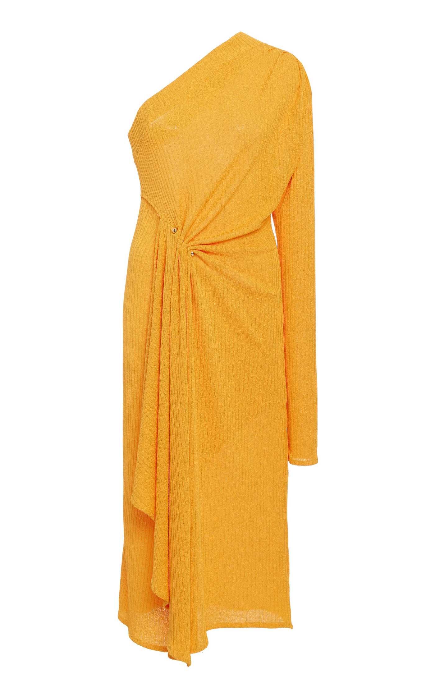 Hanna Cold-Shoulder Jersey-Knit Midi Dress | Moda Operandi (Global)