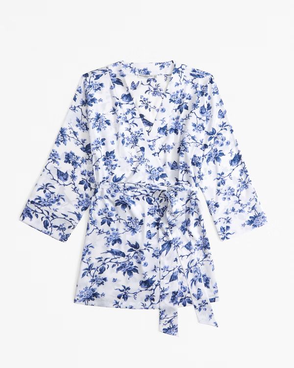 Women's Satin Robe | Women's Intimates & Sleepwear | Abercrombie.com | Abercrombie & Fitch (US)