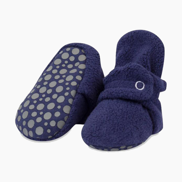 Zutano Cozie Fleece Bootie in True Navy Size 12 M | Cotton | Babylist