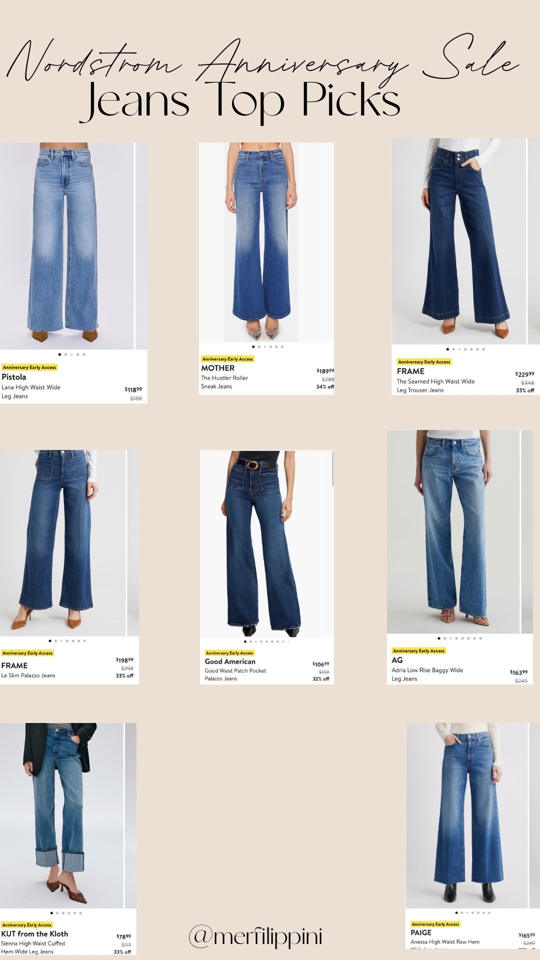 Nordstrom Anniversary Sale Top Jean Picks 

#LTKU #LTKStyleTip #LTKSaleAlert