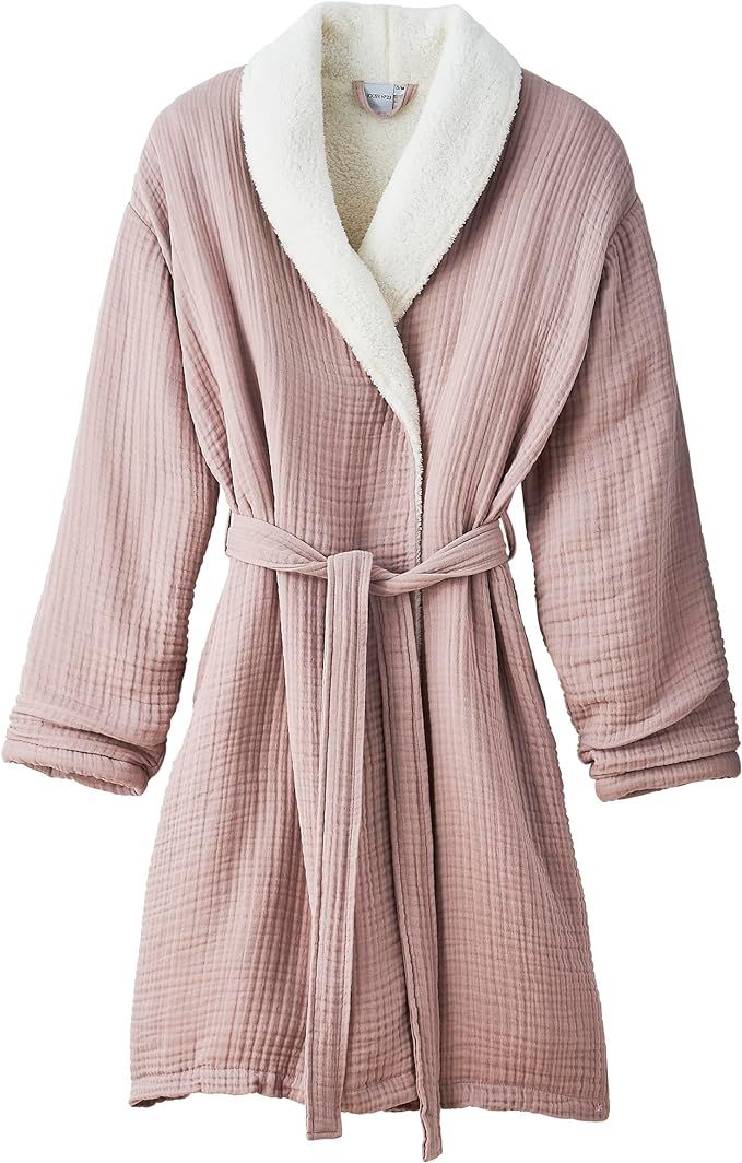 HOUSE NO.23 Alaia Sherpa Fleece Robe | Amazon (US)