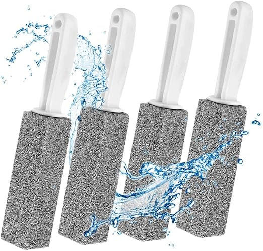 Gmili 4 Stück Bimsstein Toilettenreiniger mit Griff - WC Reiniger, Urinsteinentferner extra star... | Amazon (DE)