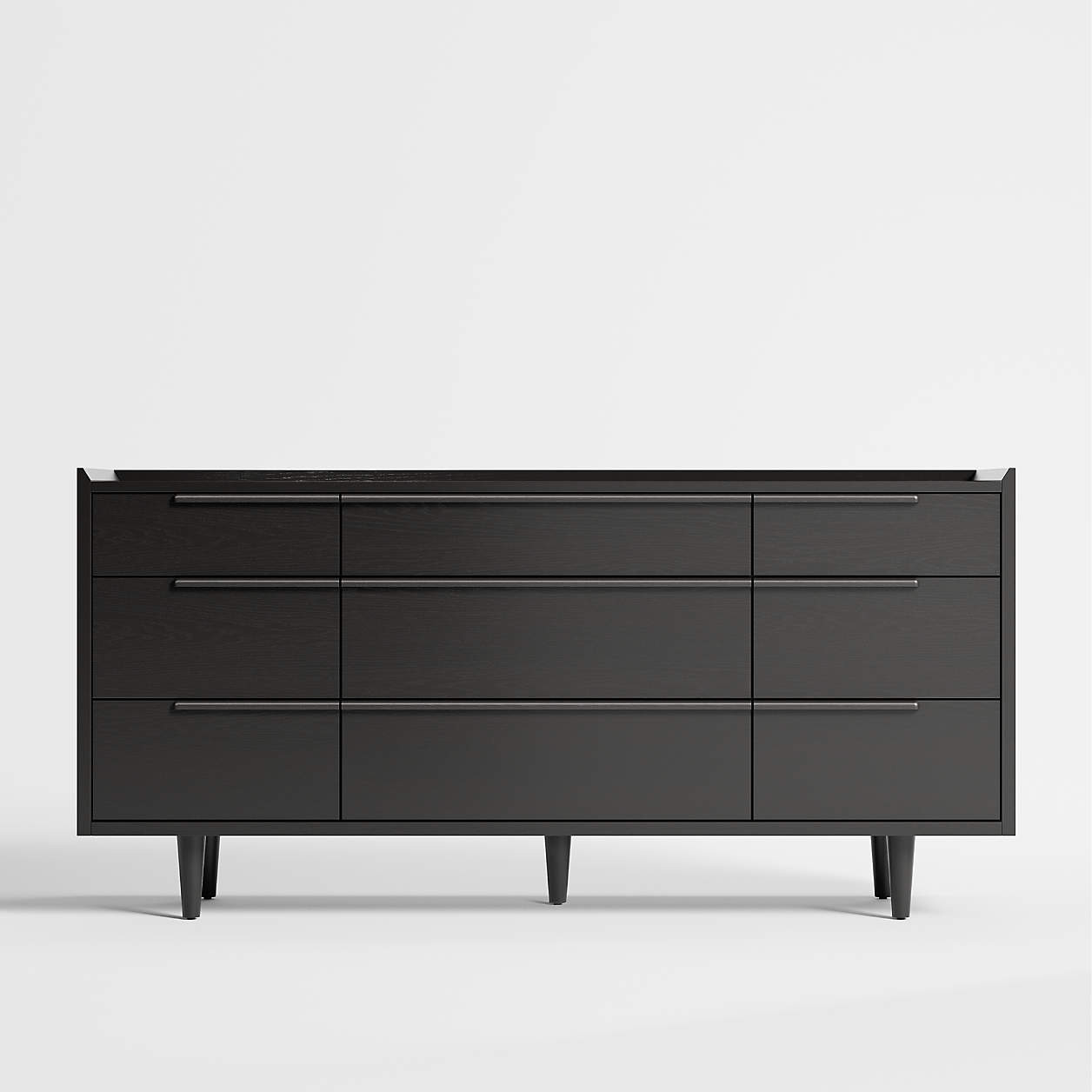 Tate Walnut 9-Drawer Dresser + Reviews | Crate & Barrel | Crate & Barrel