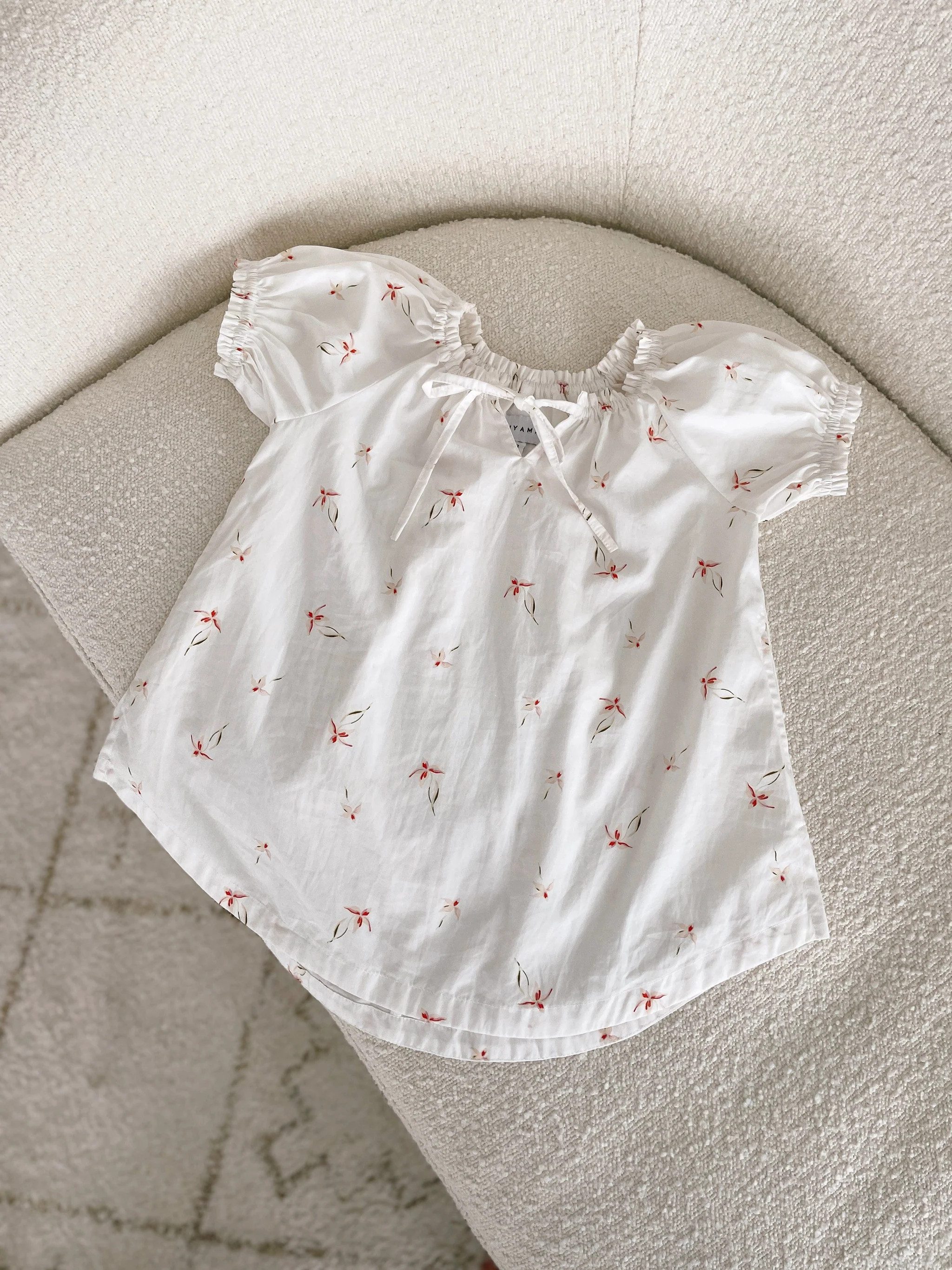 Girls Molly Lounge Dress - Cotton - Lily | Piyama