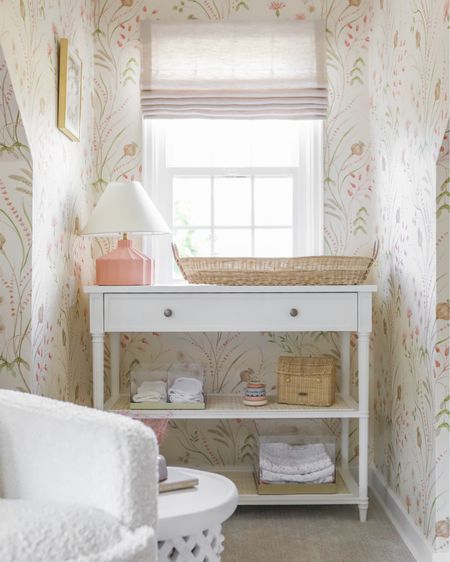 This cozy nook in Baby Girl’s room is the perfect spot to fit a changing table. We linked all her pretty new toys and furniture for you to shop for your own littles! 


#LTKbaby #LTKhome