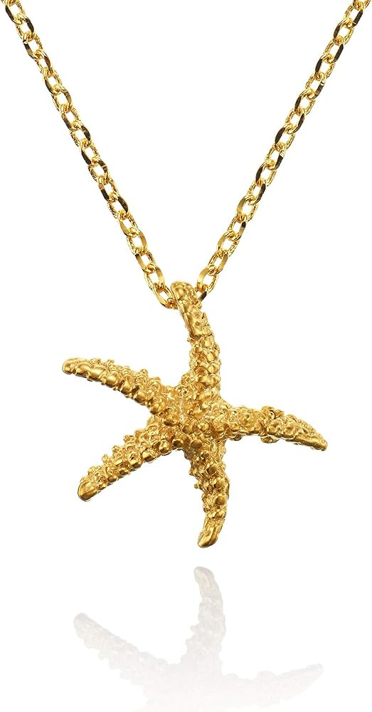 namana Starfish Pendant Necklace for Women and Teen Girls, Brushed Finish Sea Star Necklaces for ... | Amazon (US)