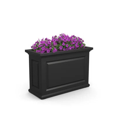 Nantucket Resin Trough Planter with Water Reservoir | Wayfair North America