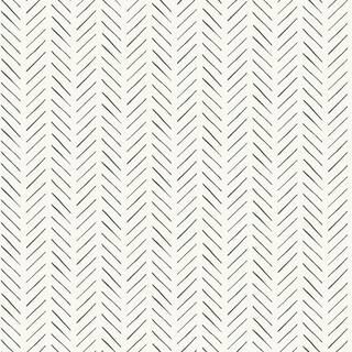 Magnolia Home by Joanna Gaines Pick-Up Sticks Black Paper Peel & Stick Repositionable Wallpaper R... | The Home Depot