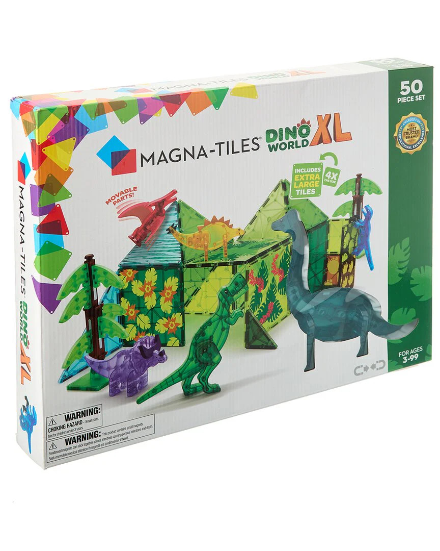 Magna-Tiles Dino World XL 50pc Set | Shop Simon
