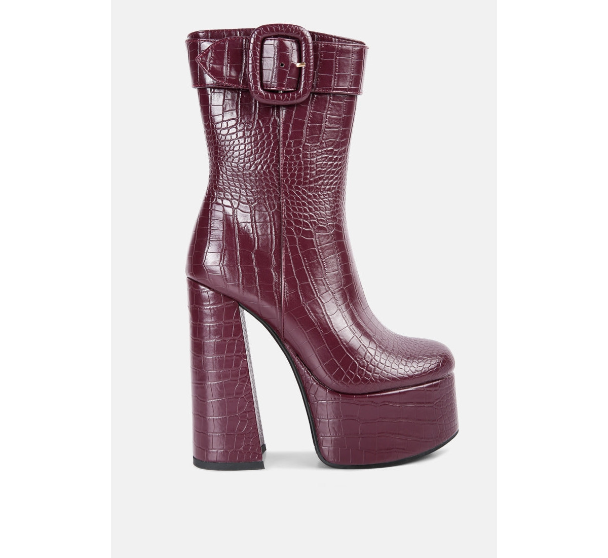 Bumpy Platform Bootie Women - Medium red | Macy's