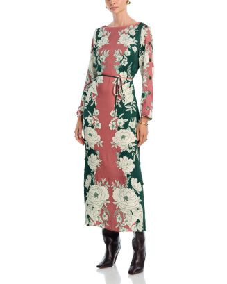 FARM Rio Pink Garden Midi Dress | Bloomingdale's Women | Bloomingdale's (AU)