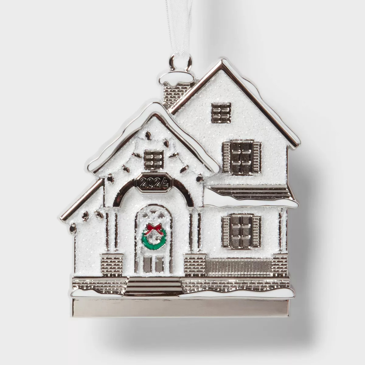 2024 Metal House Christmas Tree Ornament - Wondershop™ | Target