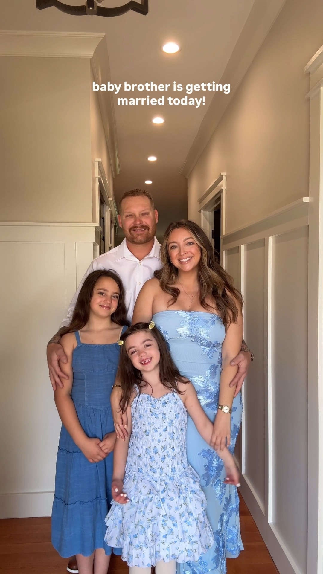 Family wedding fit check 🩵💙

#LTKWedding #LTKKids #LTKgrwm