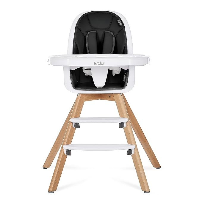 Evolur Zoodle 2 in 1 High Chair, Modern Design, Toddler Chair, Removable Cushion, Adjustable Tray... | Amazon (US)
