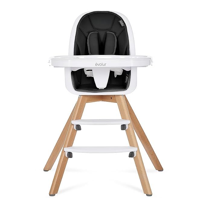 Evolur Zoodle 2 in 1 High Chair, Modern Design, Toddler Chair, Removable Cushion, Adjustable Tray... | Amazon (US)