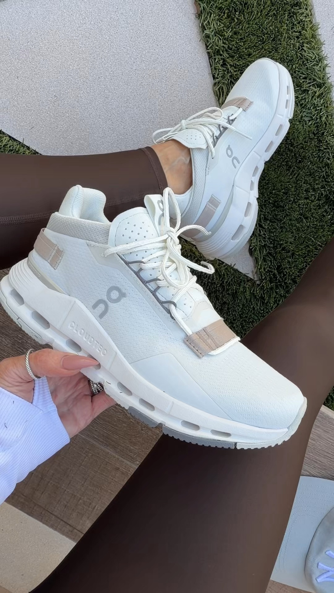 Loving these cloudnova sneakers in this new colorway…I wear my true size and they are the most comfortable sneakers! Love for everyday as well! 
Alo leggings sz xs and go to lululemon cloud bra (sz 8) and long sleeve tee (sz 6)
Athletic wear, everyday outfit idea, what I wear for weight training
@Alo Yoga @lululemon 


#LTKU #LTKOver40 #LTKootd