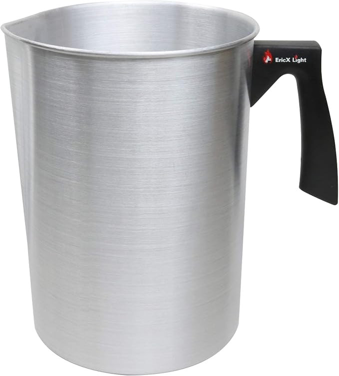EricX Light Candle Making Pouring Pot, 4 pounds, Dripless Pouring Spout & Heat-Resisting Handle D... | Amazon (US)