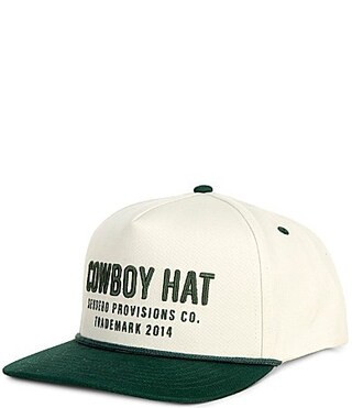 Sendero Provisions Co. Cowboy Trucker Hat - Cream/Green | Dillard's