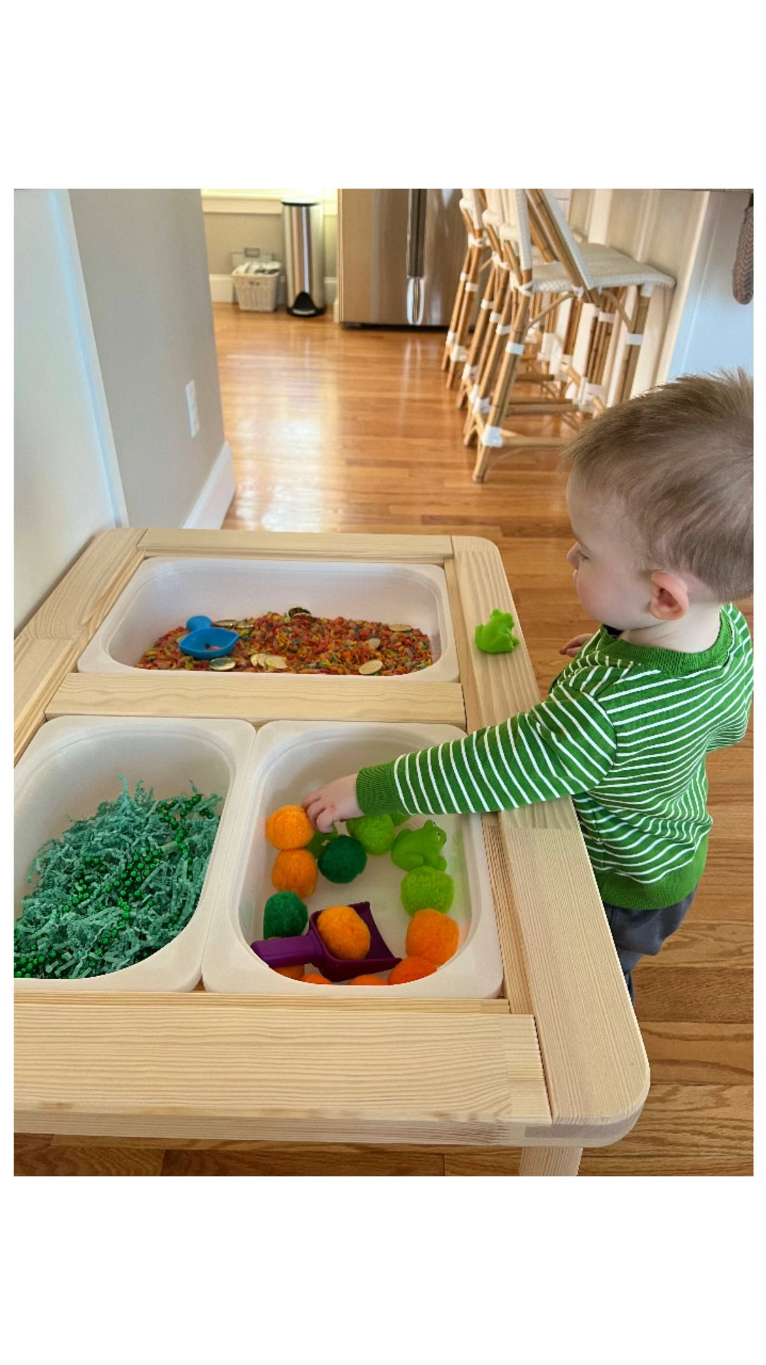 St. Patrick’s Day sensory bin ☘️ 

Playroom inspo, playroom inspiration, playroom, toddler toys, kids toys, learning toys, baby toys, toddler mom, toddler gifts, kids gifts, toddler gift guide, kids gift guide, Amazon finds, toddler, baby, toys, sensory bin 

#LTKHome #LTKFamily #LTKKids