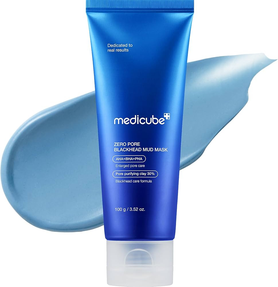medicube Zero Pore Blackhead Mud Facial Mask - Skin Cooling & Pore Tightening - 3 Minute Quick Dr... | Amazon (US)