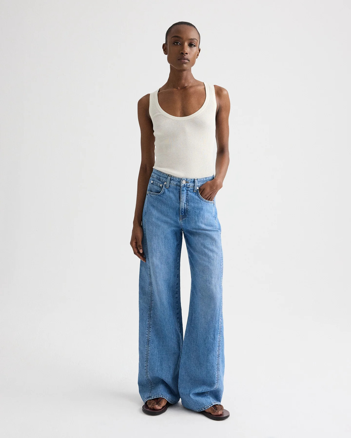 West 11th St. Jean in Linen Cotton Denim | TWP
