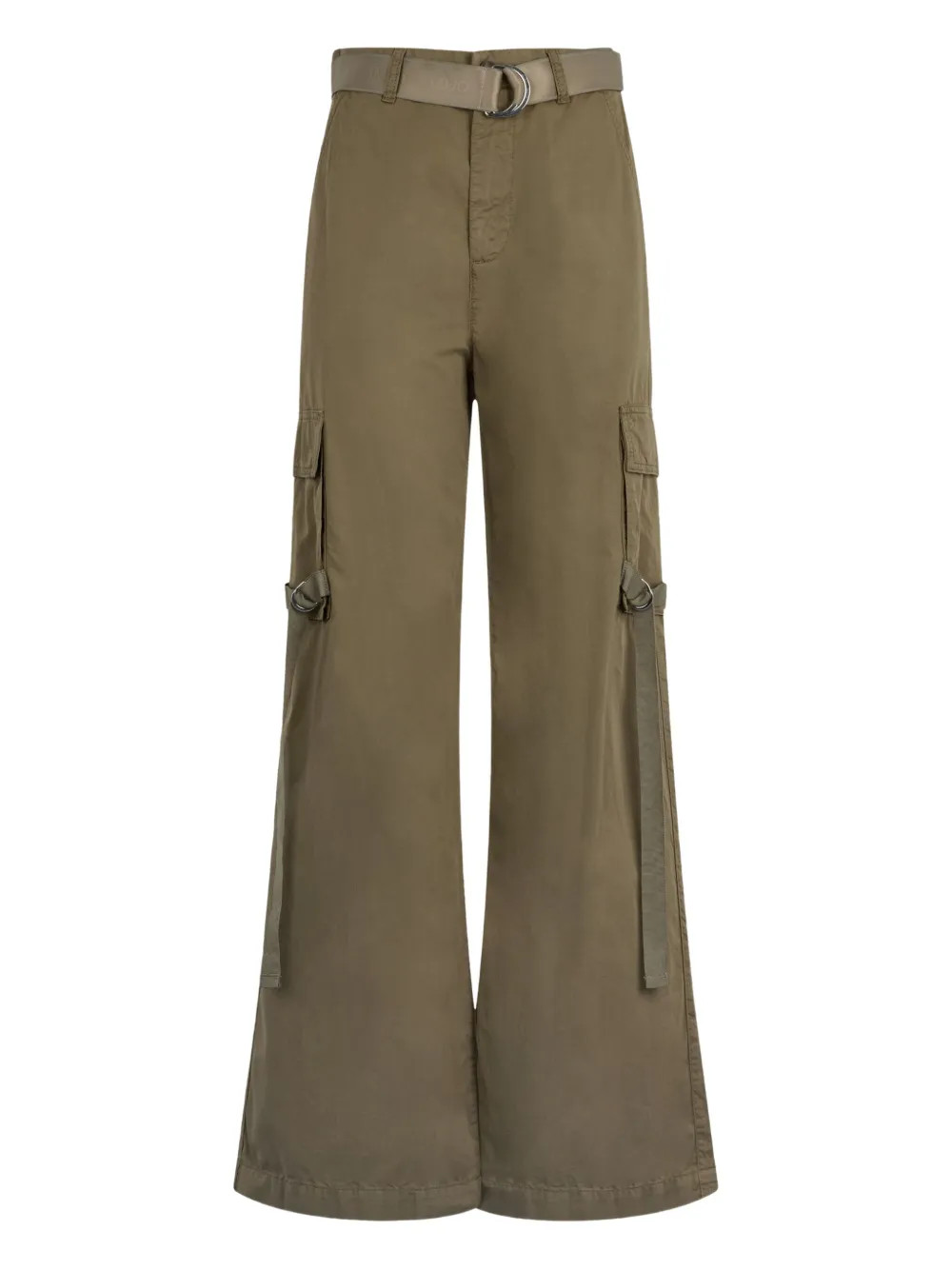 LIU JO Cotton Cargo Pants | Green | FARFETCH | Farfetch Global