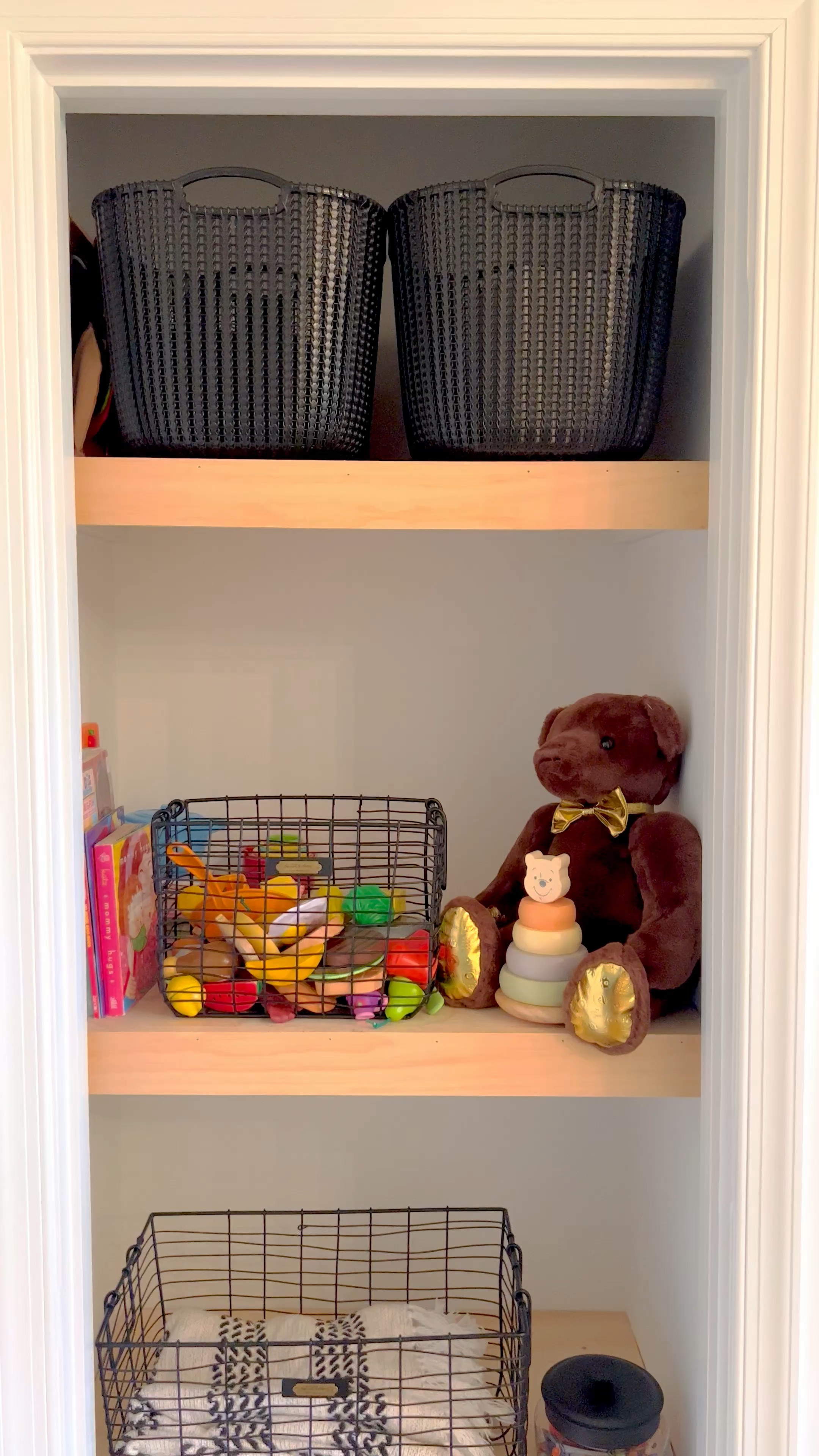 Kids playroom, wire baskets , activity table, decorative baskets, teddy bear , toys

#LTKfit #LTKFind #LTKbaby