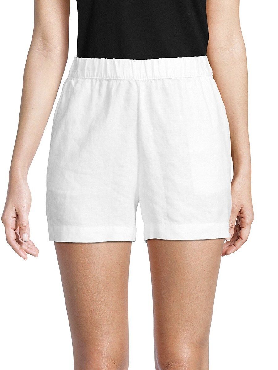 Saks Fifth Avenue Women's Linen Shorts - White - Size S | Saks Fifth Avenue OFF 5TH (Pmt risk)