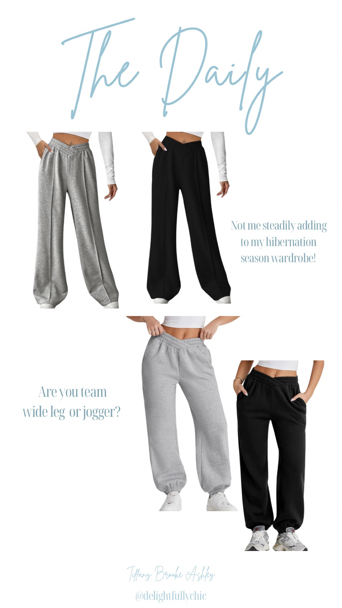 Lounge pants- can you ever really have too many? Now the decision team wide leg or jogger? 

#LTKActive #LTKFitness #LTKSaleAlert