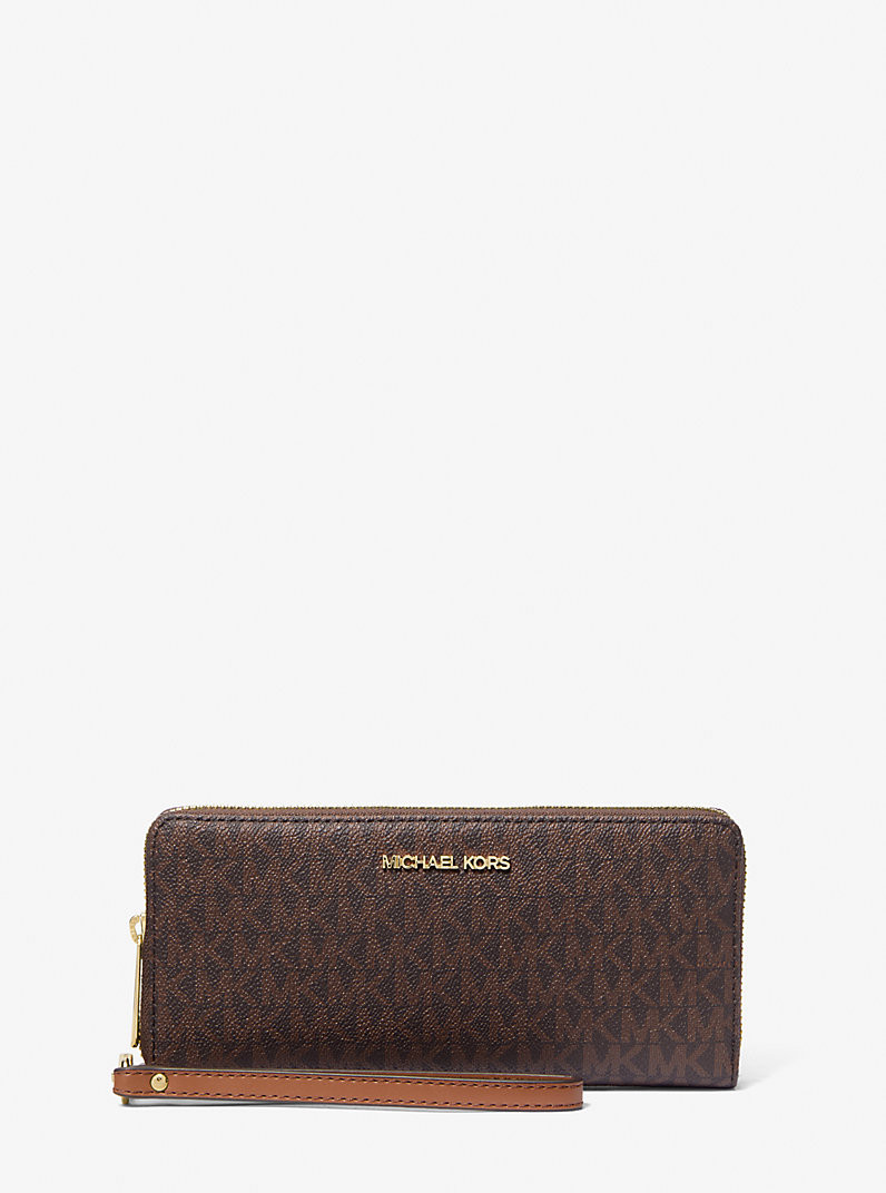Jet Set Travel Large Logo Continental Wristlet | Michael Kors US