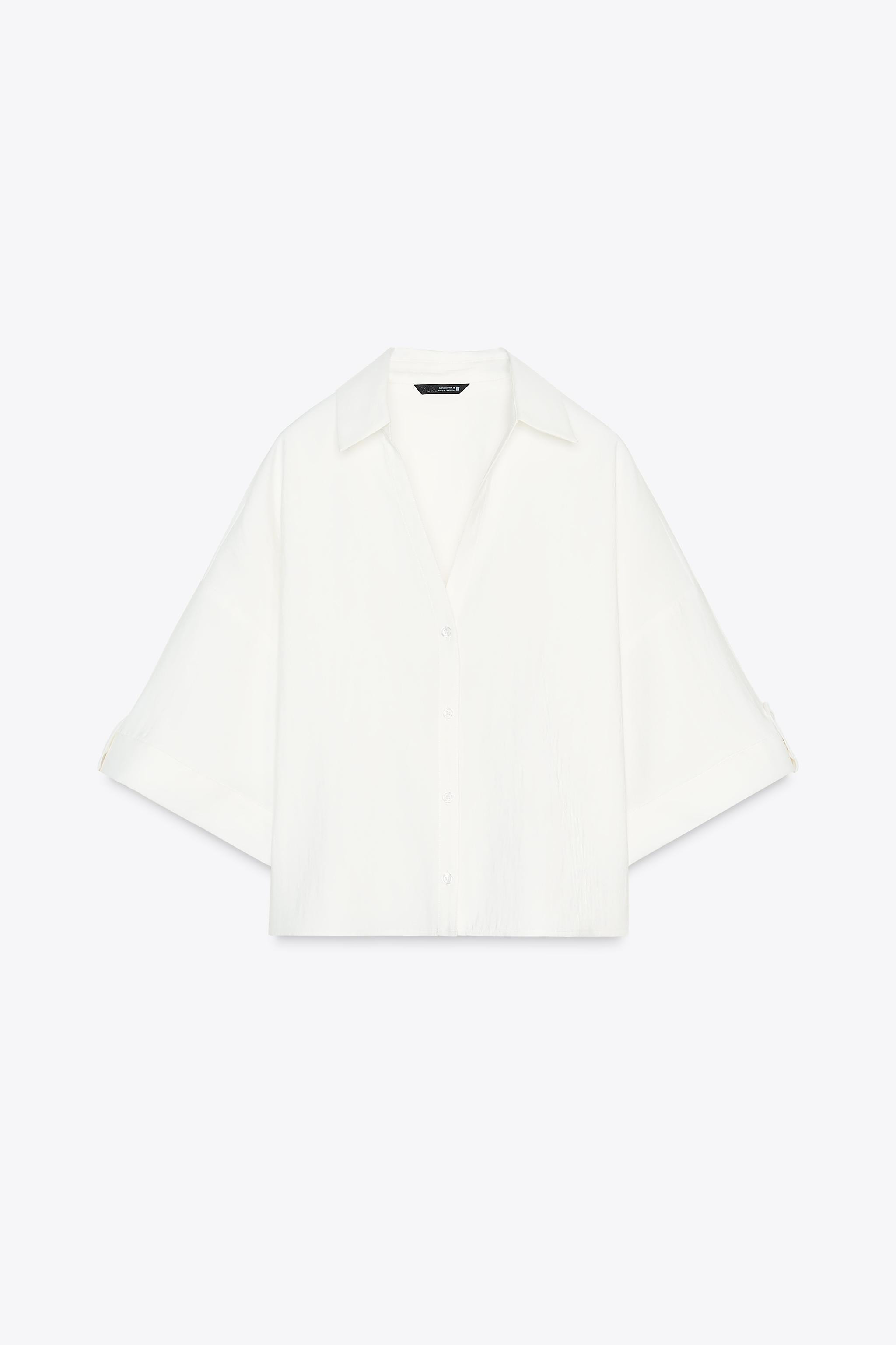 WIDE SHORT SLEEVE SHIRT | Zara UK