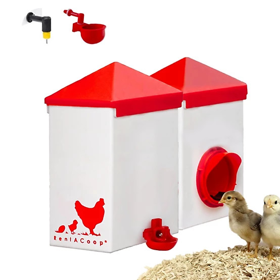 RentACoop  Chick 2 Chicken Feeder Waterer Set | Tractor Supply