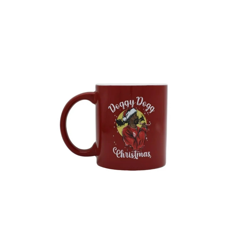 Snoop Dogg Doggy Dogg Christmas 12oz Red Ceramic Mug | Walmart (US)