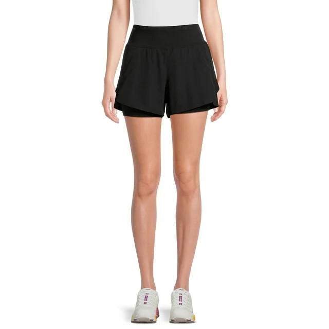 Avia Women's and Women's Plus Compression Waist Run Shorts, Sizes XS-XXXL | Walmart (US)