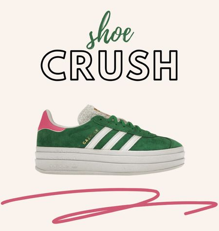 Love this color combo, so fun 💚🩷

Adidas, platform sneakers, gazelle, spring trend, summer trend, green sneakers, concert outfit, festival outfit.

#LTKparties #LTKFestival #LTKSeasonal