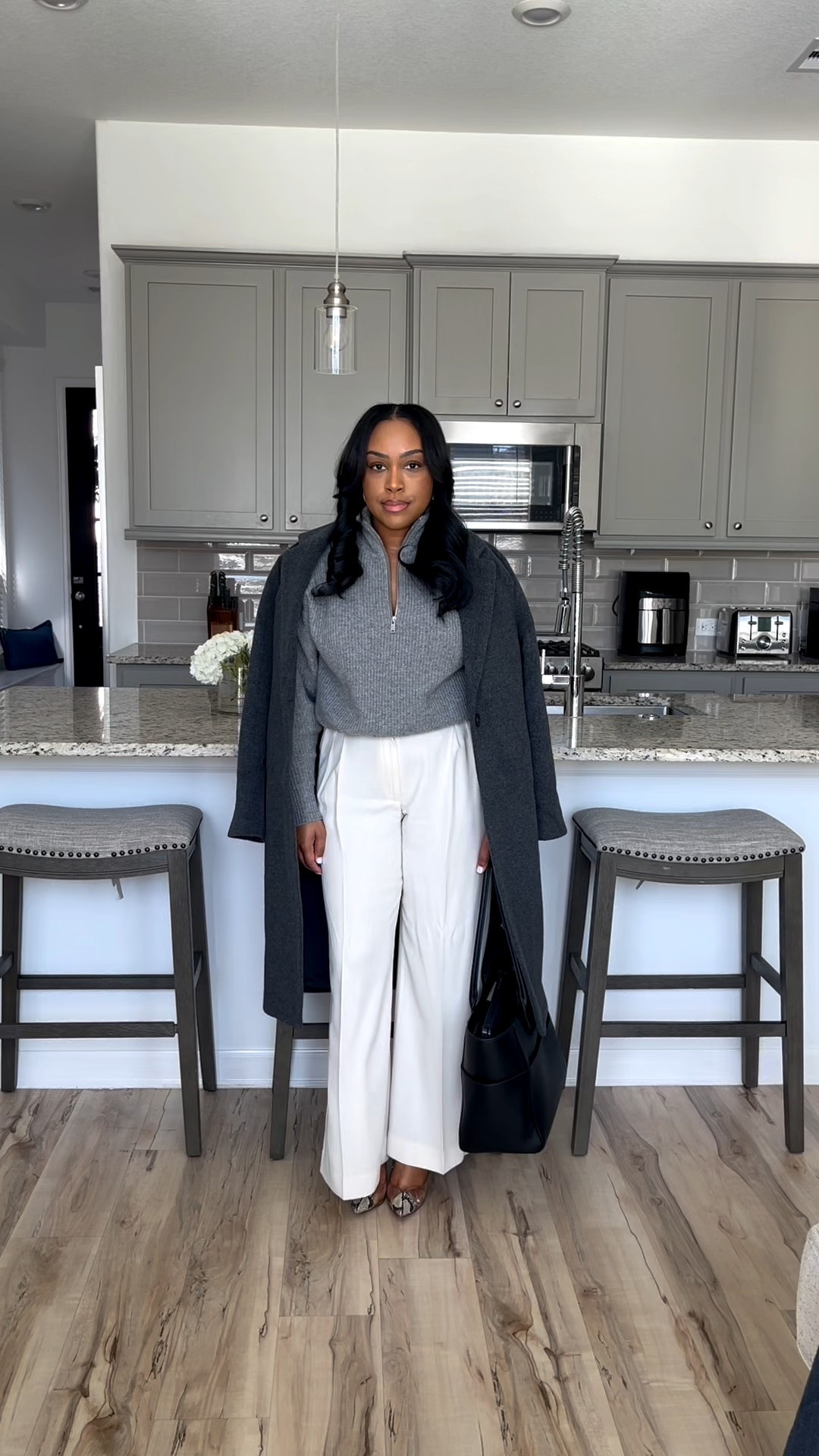 The perfect quarter zip & coat combo! Looks styled for work, weekend, and wine down. 

#LTKWorkwear #LTKootd