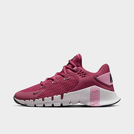 Nike Women's Free Metcon 4 Training Shoes in Red/Sweet Beet Size 9.0 | Finish Line (US)